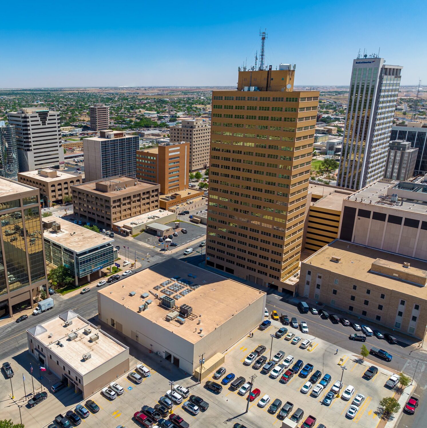 skyline of midland texas